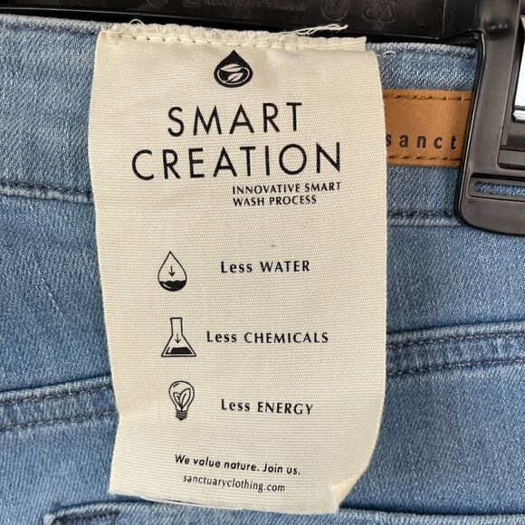 NWT Sanctuary Modern Straight Crop Jeans Size 29 - Picture 7 of 9